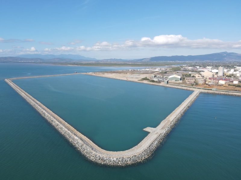 Port of Townsville completes Channel Upgrade project’s rock wall